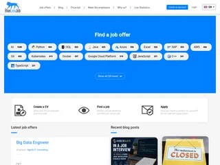 Blue Lion Job Board platform preview