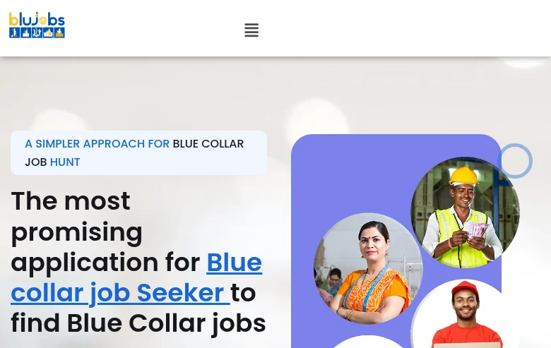 blujobs.in screenshot blujobs.in job board platform screenshot showing job search interface