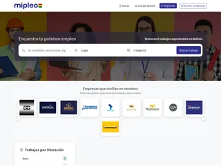 Mipleo Bolivia platform preview Mipleo Bolivia platform preview
