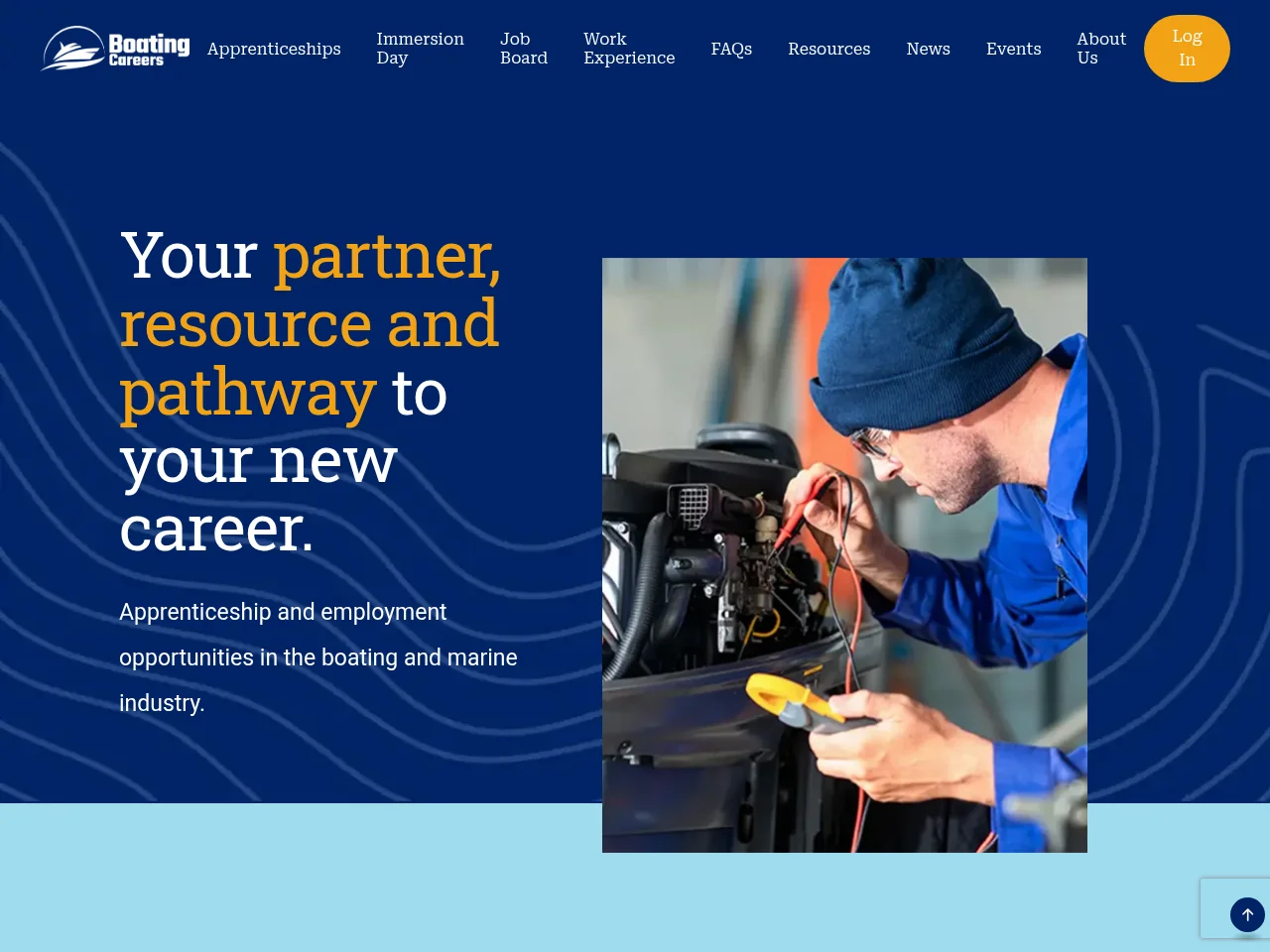 Boating Careers Australia screenshot Boating Careers Australia job board platform screenshot showing job search interface