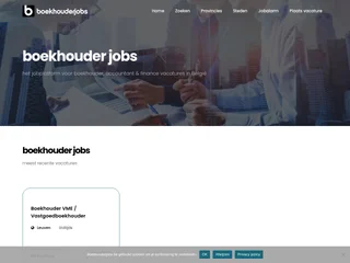 Boekhouderjobs.be platform preview Boekhouderjobs.be platform preview