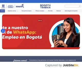 Bogotá Trabaja platform preview Bogotá Trabaja platform preview