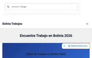Bolivia Trabajos screenshot preview Bolivia Trabajos screenshot preview