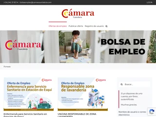 Bolsa de Empleo - Cámara de Comercio de Cantabria platform preview Bolsa de Empleo - Cámara de Comercio de Cantabria platform preview