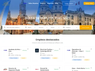 Bolsa de Empleos Perú Más platform preview