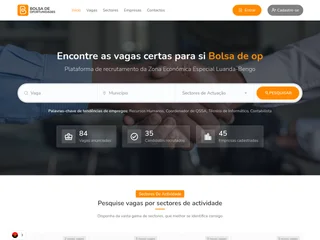 Bolsa de Oportunidades platform preview