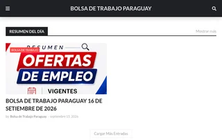 Bolsa de Trabajo Paraguay screenshot preview