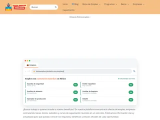 Bolsa Empleo platform preview