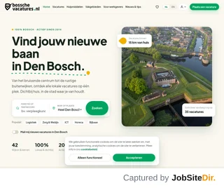 Bosschevacatures.nl platform preview