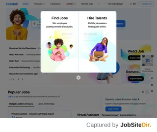 bossjob screenshot preview
