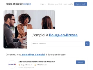 Bourg-en-Bresse Emplois screenshot preview