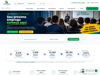 Brasil Emprega platform preview