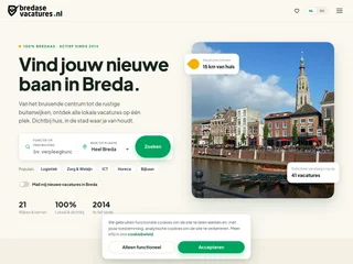 Bredasevacatures.nl platform preview Bredasevacatures.nl platform preview