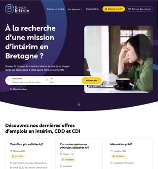 Breizh Interim platform preview