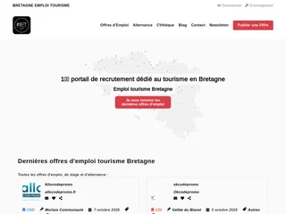 Bretagne Emploi Tourisme screenshot preview Bretagne Emploi Tourisme screenshot preview