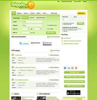 Brigada.sk platform preview