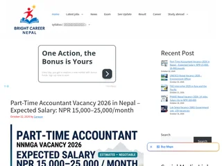 Bright Career Nepal platform preview