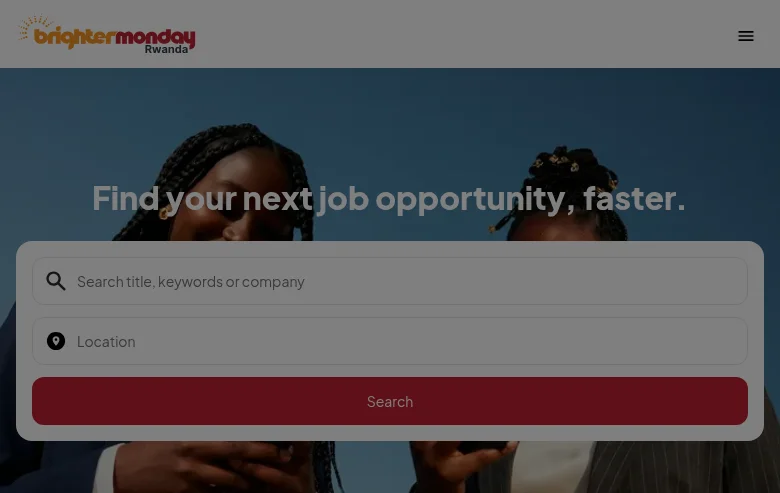 BrighterMonday job board platform screenshot showing job search interface