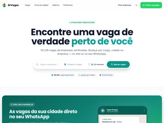 BrVagas screenshot preview