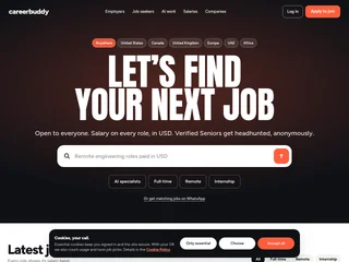 CareerBuddy platform preview CareerBuddy platform preview
