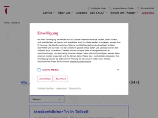 Bühnenjobs platform preview