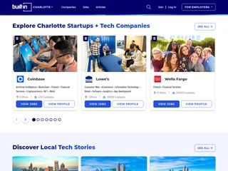 Built In Charlotte screenshot preview Built In Charlotte screenshot preview
