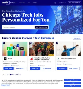 Built In Chicago platform preview