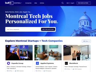 Built In Montreal platform preview Built In Montreal platform preview