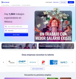 Bumeran México screenshot preview