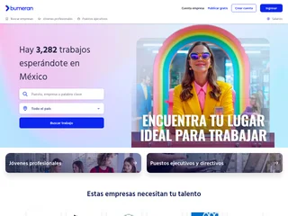 Bumeran México platform preview