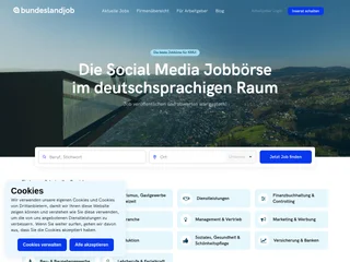 Bundeslandjob platform preview Bundeslandjob platform preview