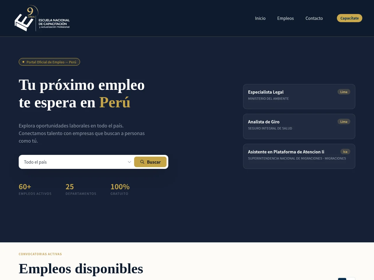 BuscaTuEmpleo screenshot BuscaTuEmpleo website screenshot