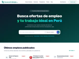 BuscoTrabajo platform preview BuscoTrabajo platform preview