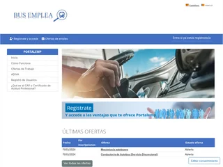 Bus Emplea platform preview Bus Emplea platform preview