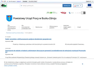 Powiatowy Urząd Pracy w Busku-Zdroju platform preview Powiatowy Urząd Pracy w Busku-Zdroju platform preview