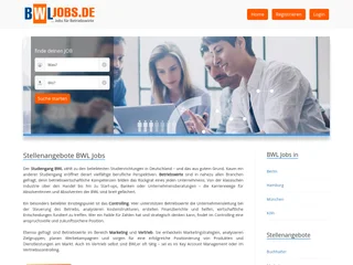 bwljobs.de screenshot preview bwljobs.de screenshot preview