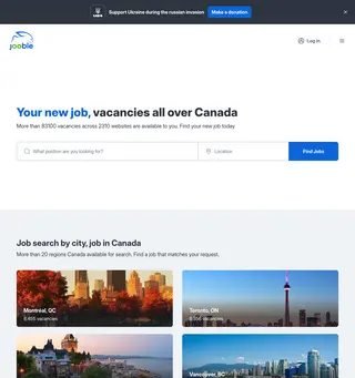 Jooble Canada screenshot preview