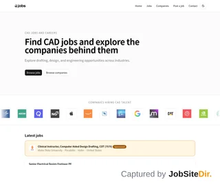 CAD Jobs screenshot preview CAD Jobs screenshot preview