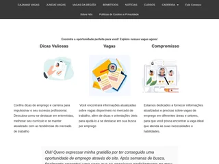 Cajamar Emprego platform preview Cajamar Emprego platform preview