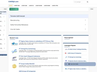 CAKERJA.com screenshot preview