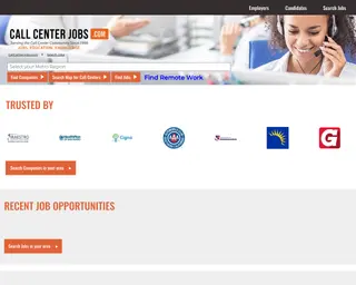 CallCenterJobs.com platform preview