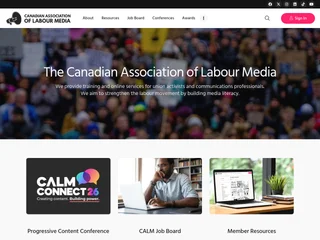 Canadian Association of Labour Media platform preview