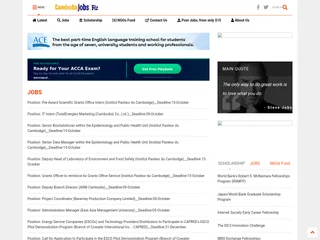 Cambodia Jobs platform preview