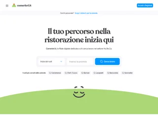 Camerieri.it platform preview