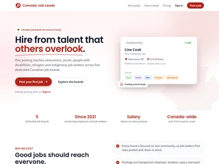CanadaJobLeads screenshot preview