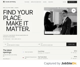 Canada Job Posting platform preview