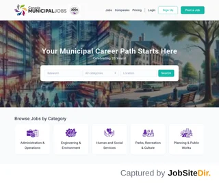 Canada Municipal Jobs platform preview
