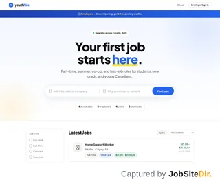 YouthHire platform preview