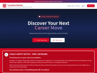 Canadian Worker screenshot preview
