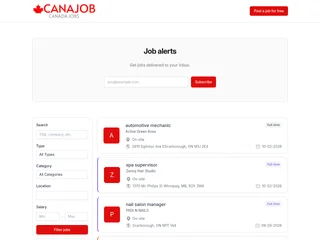 Canada Jobs platform preview Canada Jobs platform preview